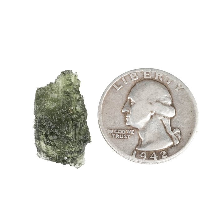 Moldavite 2.42 g 22x15x10mm - InnerVision Crystals