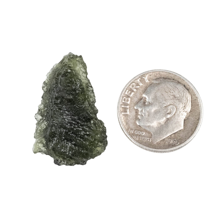 Moldavite 2.43 g 23x15x9mm - InnerVision Crystals