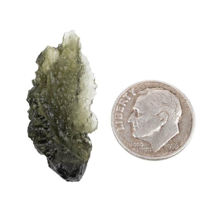 Moldavite 2.43 g 34x15x6mm - InnerVision Crystals