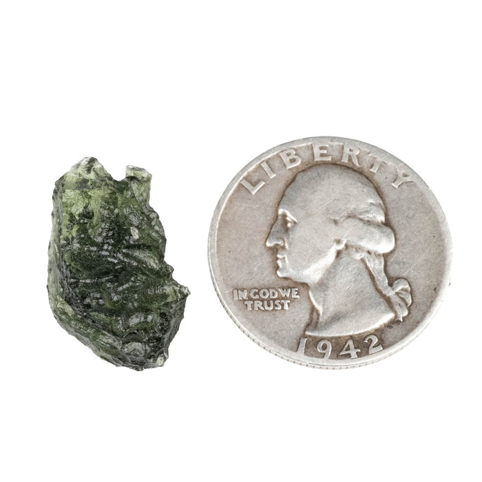 Moldavite 2.45 g 21x11x9mm - InnerVision Crystals