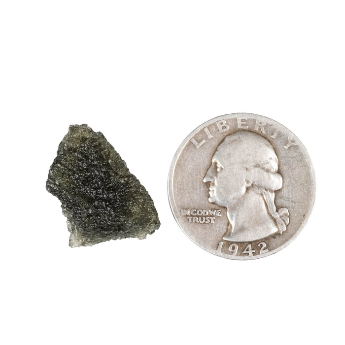 Moldavite 2.45 g 21x13x8mm - InnerVision Crystals