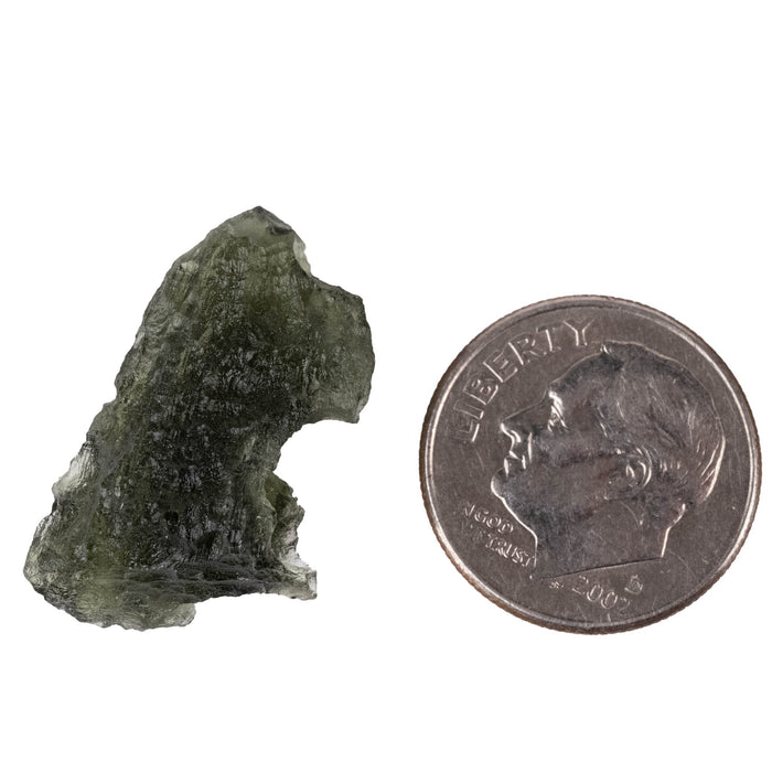 Moldavite 2.45 g 23x14x8mm - InnerVision Crystals
