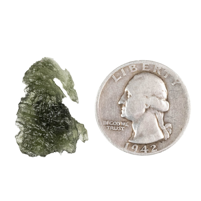 Moldavite 2.50 g 24x18x9mm - InnerVision Crystals