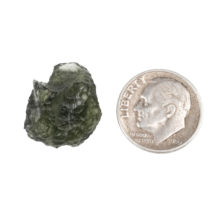 Moldavite 2.52 g 17x16x10mm - InnerVision Crystals