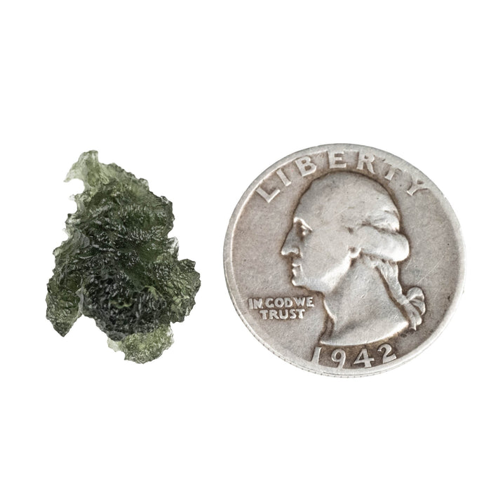 Moldavite 2.53 g 21x13x12mm - InnerVision Crystals