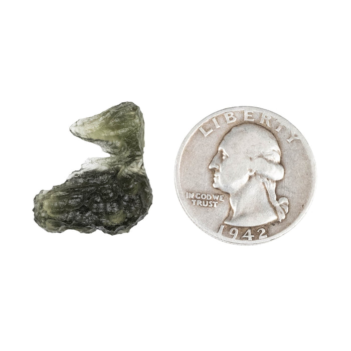 Moldavite 2.53 g 23x19x8mm - InnerVision Crystals