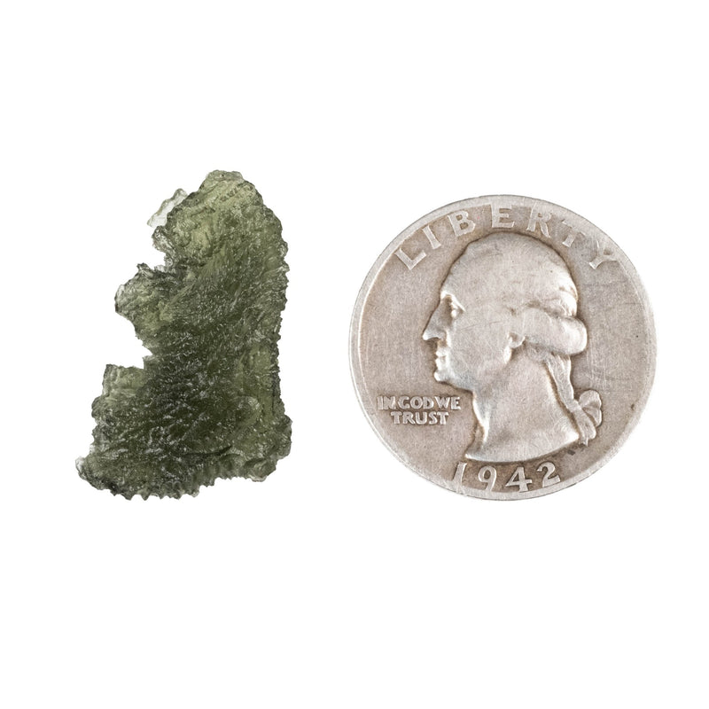 Moldavite 2.53 g 25x16x6mm - InnerVision Crystals