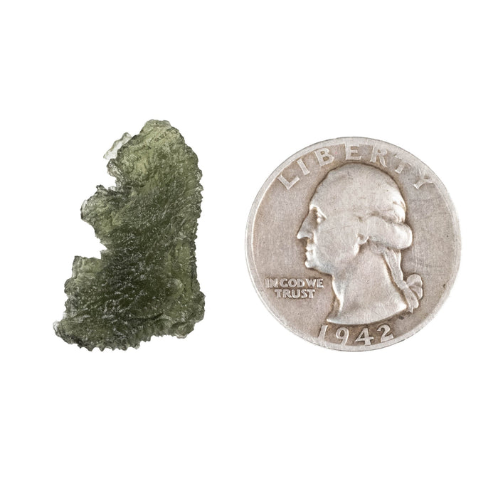 Moldavite 2.53 g 25x16x6mm - InnerVision Crystals