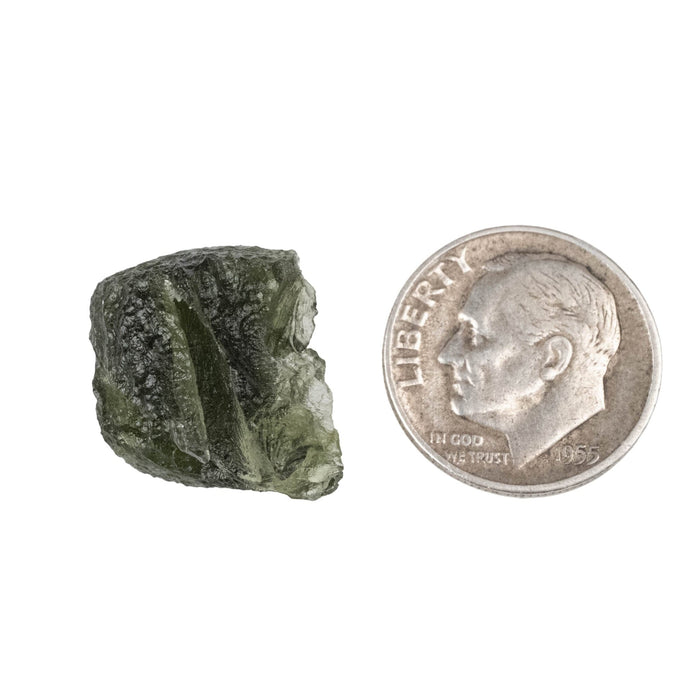 Moldavite 2.54 g 19x14x10mm - InnerVision Crystals