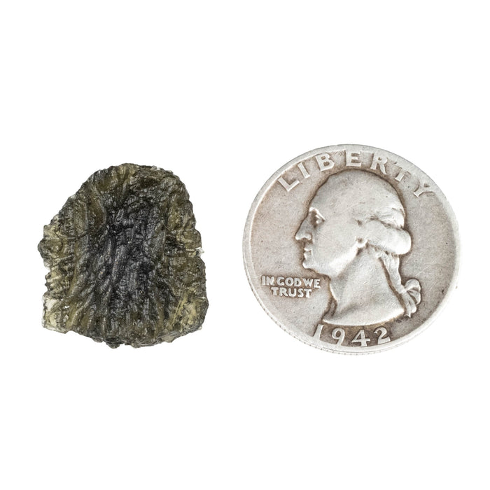 Moldavite 2.57 g 20x18x6mm - InnerVision Crystals