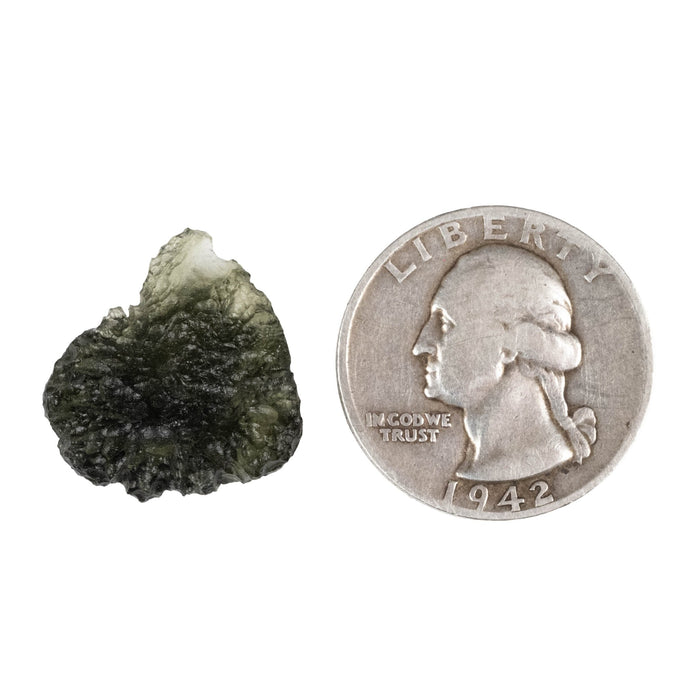 Moldavite 2.60 g 19x17x7mm - InnerVision Crystals