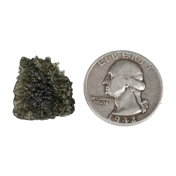 Moldavite 2.60 g 20x18x7mm - InnerVision Crystals