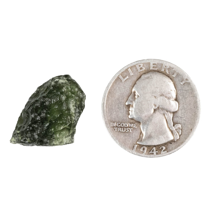 Moldavite 2.60 g 21x14x9mm - InnerVision Crystals