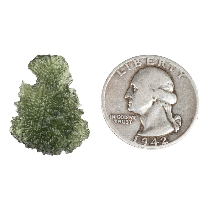 Moldavite 2.60 g 21x19x5mm - InnerVision Crystals