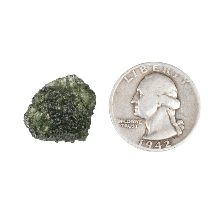 Moldavite 2.61 g 19x18x8mm - InnerVision Crystals