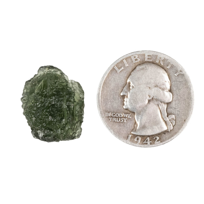 Moldavite 2.62 g 19x15x8mm - InnerVision Crystals