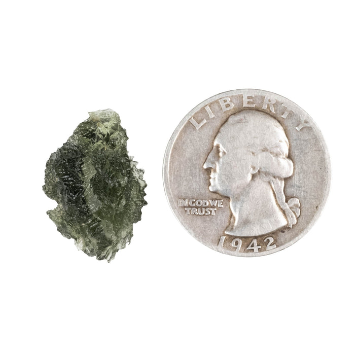 Moldavite 2.62 g 21x12x12mm - InnerVision Crystals