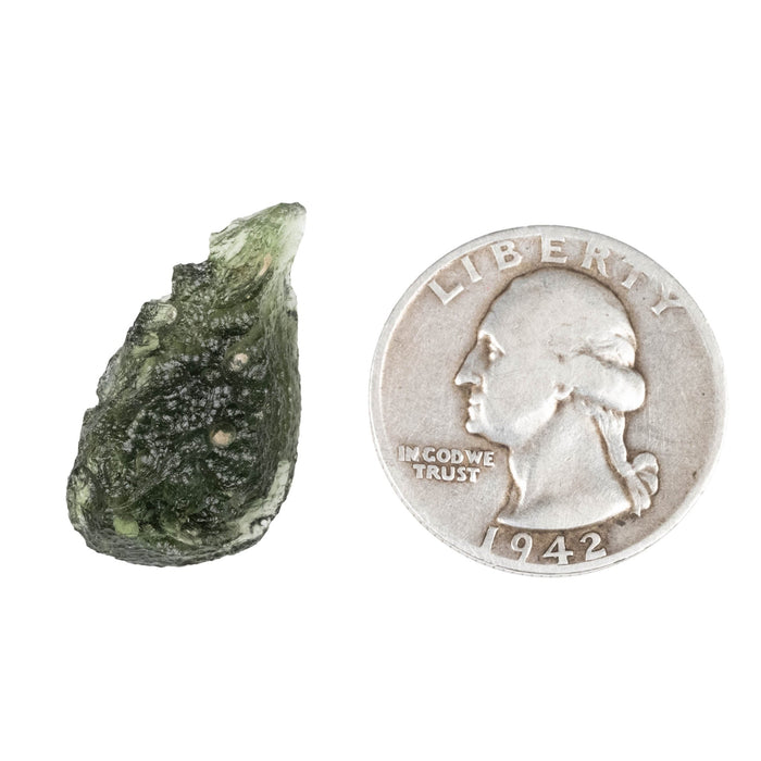 Moldavite 2.62 g 25x14x7mm - InnerVision Crystals