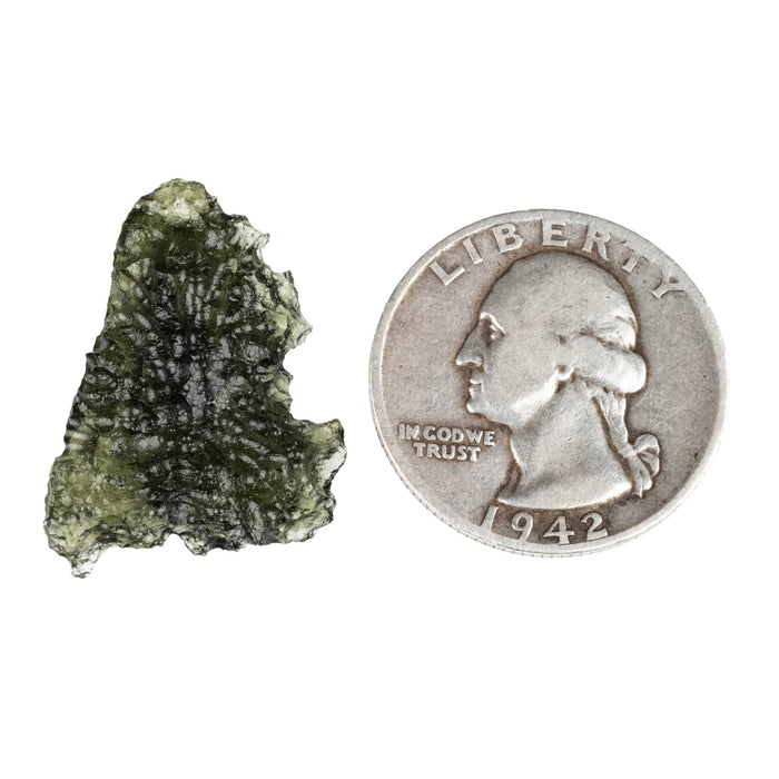 Moldavite 2.66 g 27x19x6mm - InnerVision Crystals