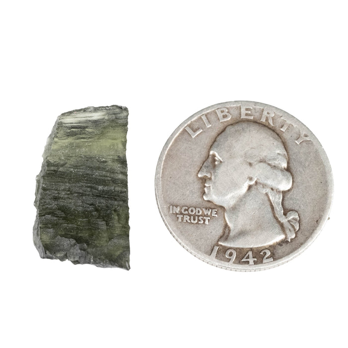 Moldavite 2.67 g 21x13x6mm - InnerVision Crystals