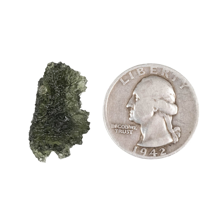 Moldavite 2.67 g 25x14x8mm - InnerVision Crystals