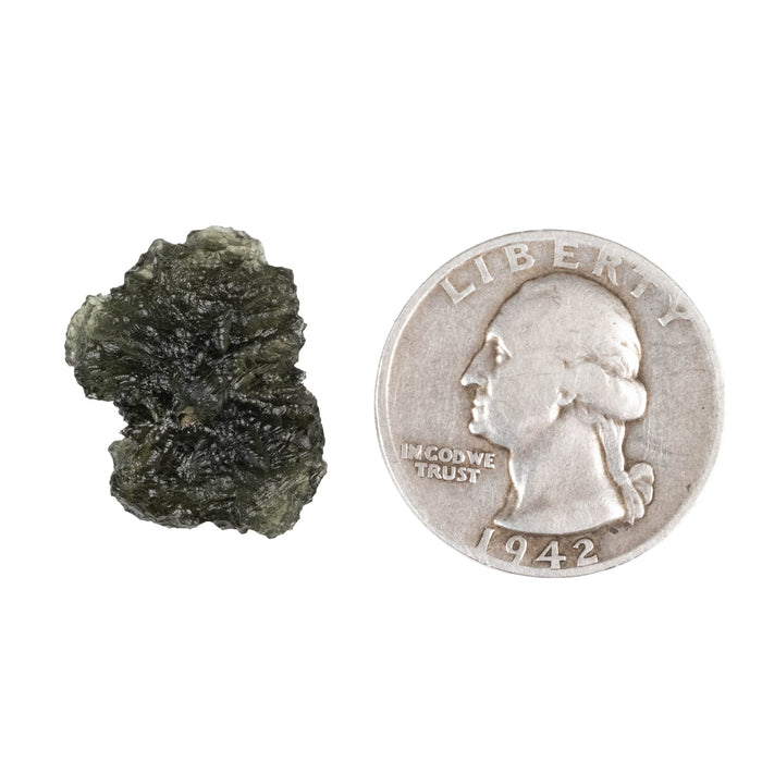 Moldavite 2.68 g 21x16x7mm - InnerVision Crystals