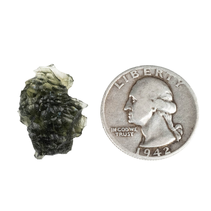 Moldavite 2.70 g 22x15x9mm - InnerVision Crystals