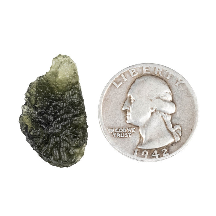 Moldavite 2.74 g 27x16x8mm - InnerVision Crystals