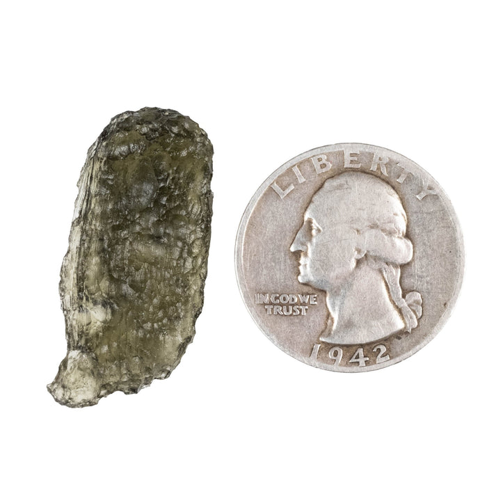 Moldavite 2.76 g 31x15x6mm - InnerVision Crystals