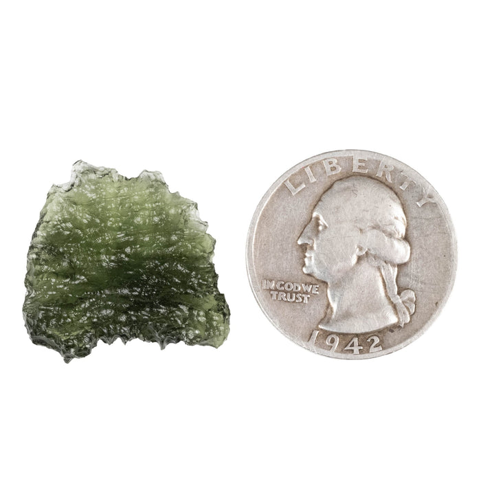 Moldavite 2.91 g 23x21x6mm - InnerVision Crystals