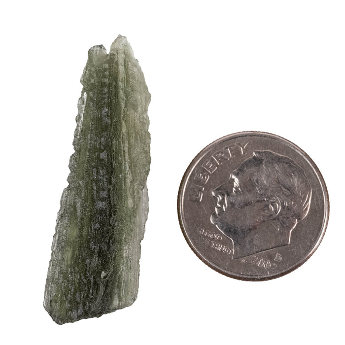 Moldavite 2.93 g 34x8x7mm - InnerVision Crystals