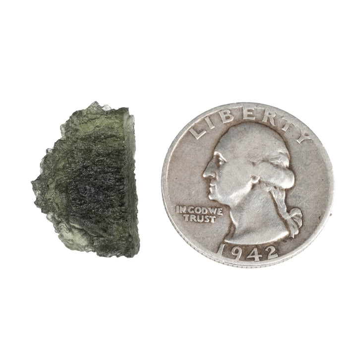 Moldavite 2.96 g 21x13x9mm - InnerVision Crystals