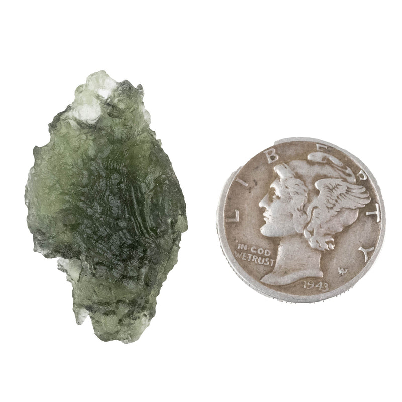 Moldavite 2.98 g 28x16x7mm - InnerVision Crystals