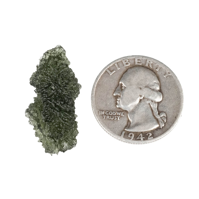 Moldavite 3 g 28x14x8mm - InnerVision Crystals