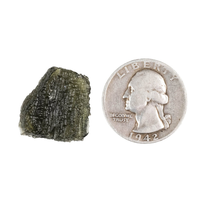 Moldavite 3.00 g 20x20x6mm - InnerVision Crystals