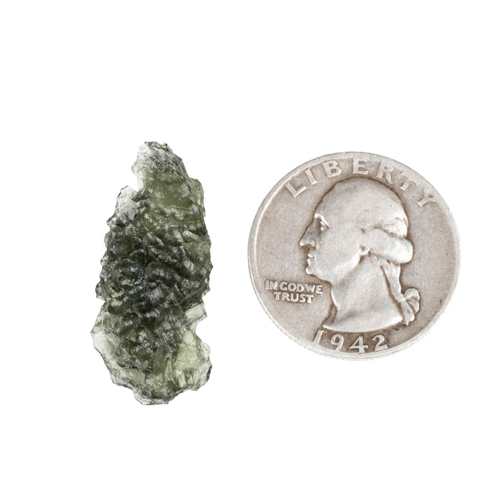 Moldavite 3.14 g 28x13x10mm - InnerVision Crystals