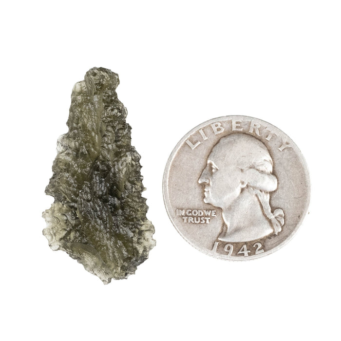 Moldavite 3.56 g 35x17x7mm - InnerVision Crystals