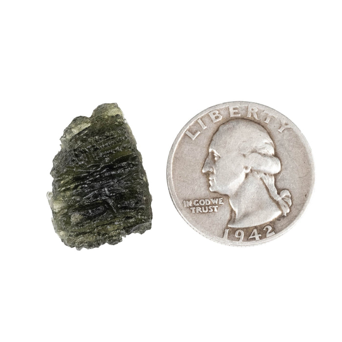 Moldavite 3.66 g 21x16x10mm - InnerVision Crystals