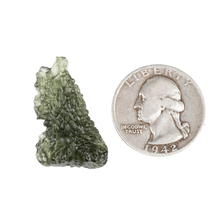 Moldavite 3.73 g 29x17x9mm - InnerVision Crystals