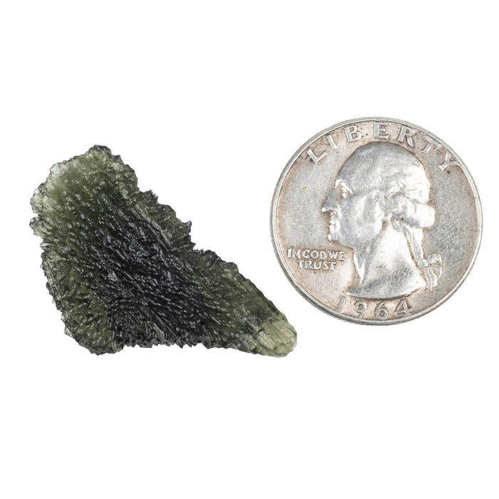 Moldavite 4.22 g 34x18x7mm - InnerVision Crystals