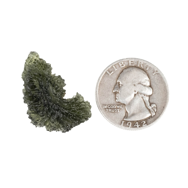 Moldavite 4.25 g 27x21x10mm - InnerVision Crystals