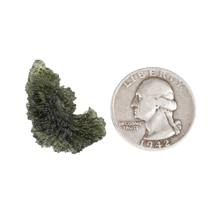 Moldavite 4.25 g 27x21x10mm - InnerVision Crystals