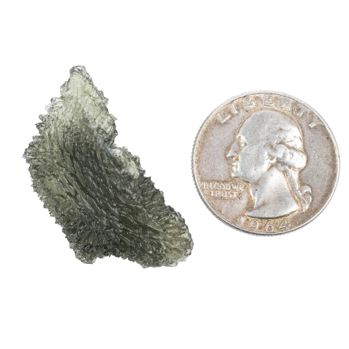 Moldavite 4.41 g 34x18x8mm - InnerVision Crystals