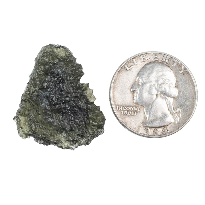 Moldavite 4.46 g 28x23x8mm - InnerVision Crystals
