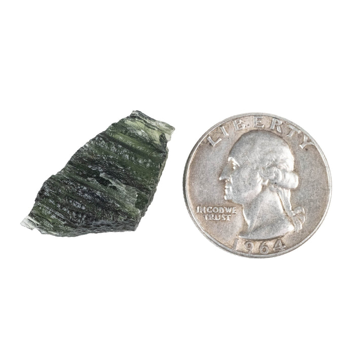 Moldavite 4.61 g 27x15x12mm - InnerVision Crystals
