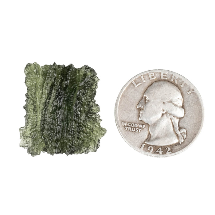 Moldavite 4.62 g 24x22x9mm - InnerVision Crystals