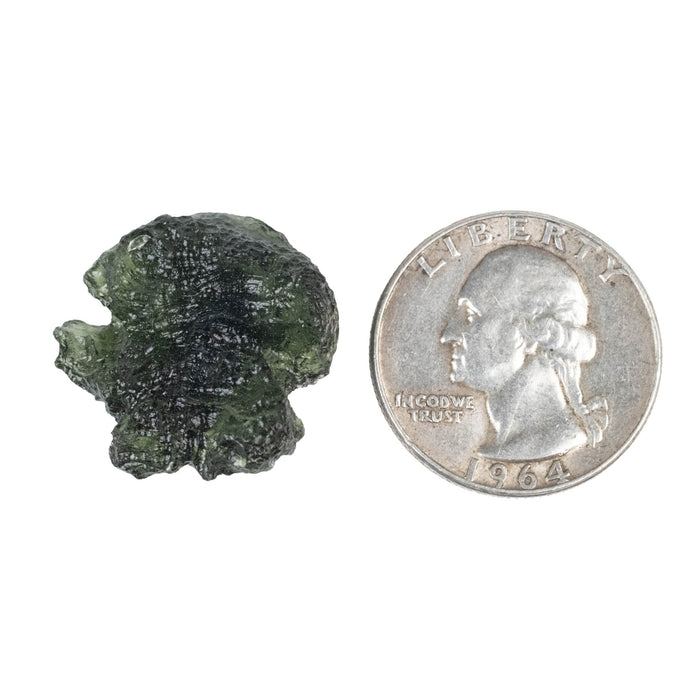 Moldavite 4.62 g 24x23x9mm - InnerVision Crystals