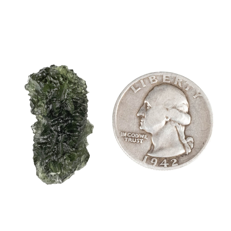 Moldavite 4.76 g 27x14x11mm - InnerVision Crystals