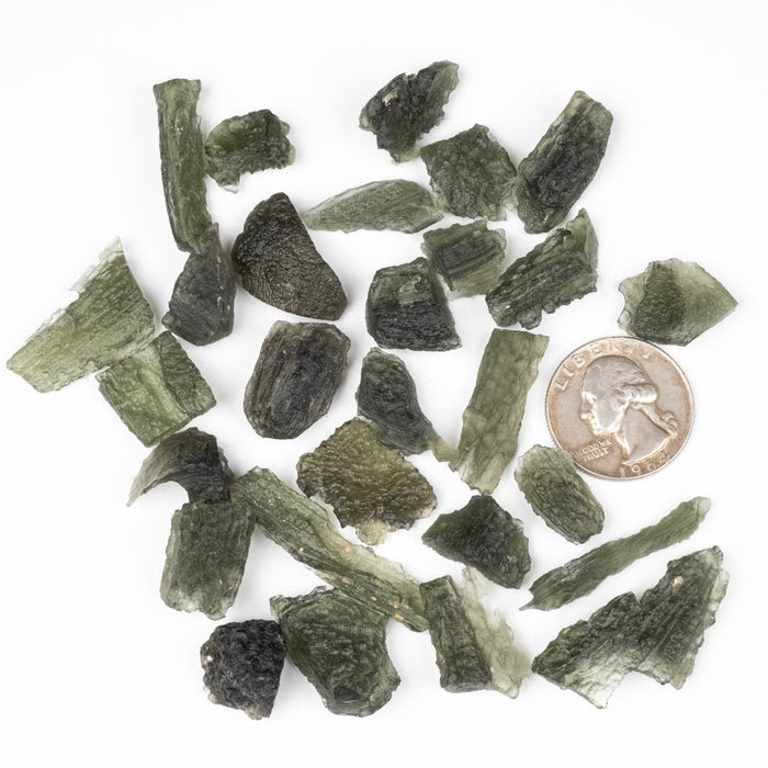 Moldavite 50 gram Lot - Regular Quality | Wholesale - InnerVision Crystals