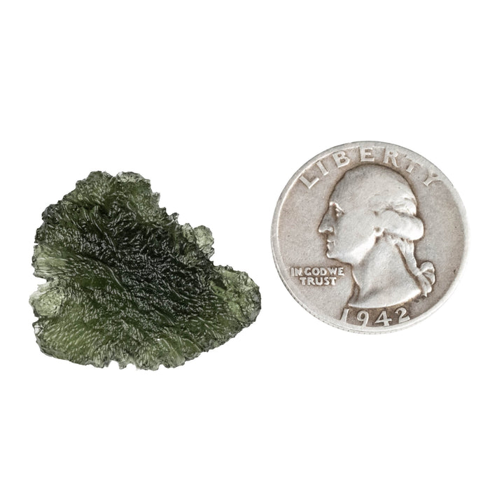Moldavite 5.09 g 27x24x10mm - InnerVision Crystals